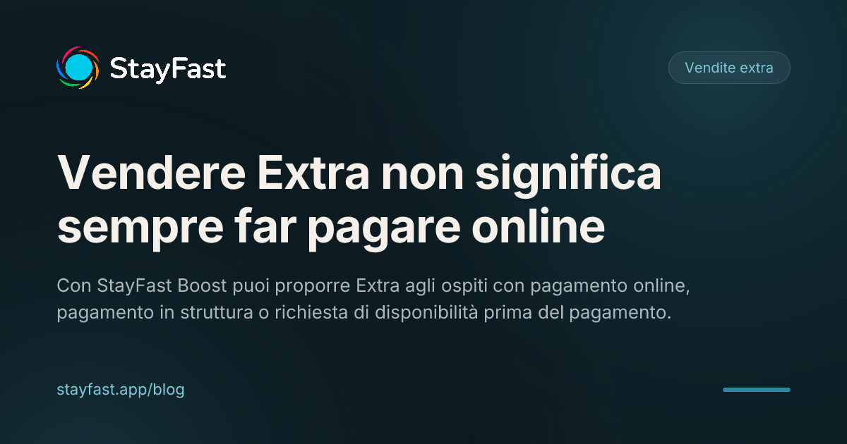 Vendere Extra non significa sempre far pagare online